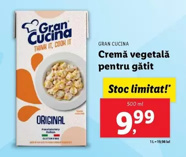 It - Cremă vegetală pentru gătit