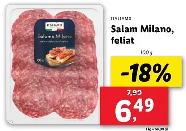 Salam Milano, feliat