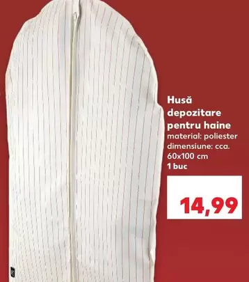 Husă depozitare pentru haine