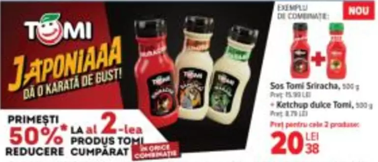 Sos Tomi Sriracha, Ketchup dulce Tomi