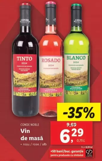 Vin de masă