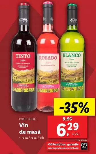 Vin de masă