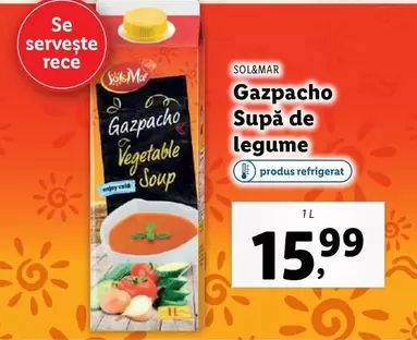 Gazpacho Supă de legume