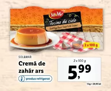 Cremă de zahăr ars