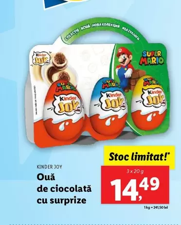 Kinder - Ouă de ciocolată cu surprize