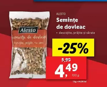 Seminţe de dovleac