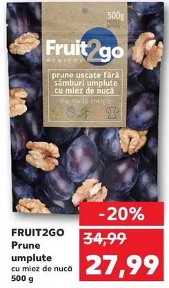 Prune umplute cu miez de nucă