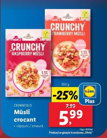 Raspberry - Müsli crocant