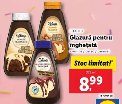 Glazură pentru înghețată
