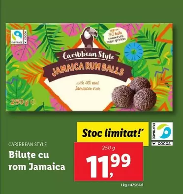 Biluţe cu rom Jamaica