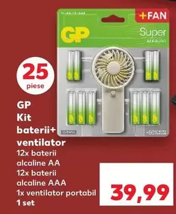 Kit baterii+ ventilator