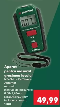Aparat pentru măsurat grosimea lacului