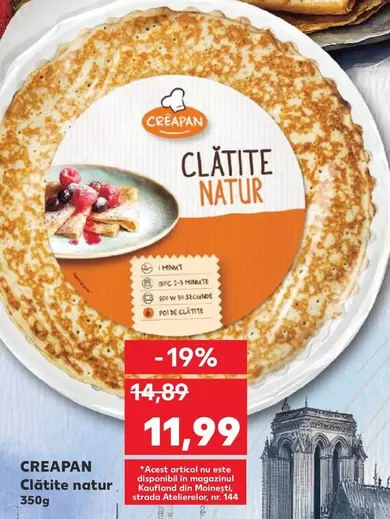 Clătite natur