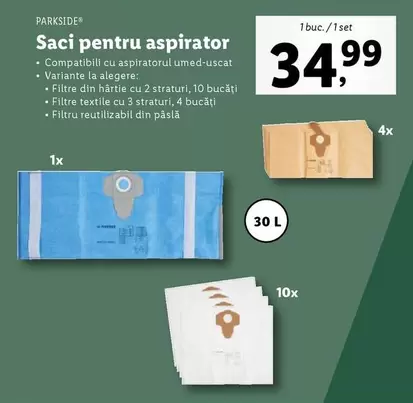 Saci pentru aspirator