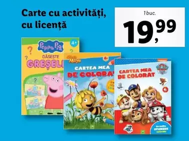 Peppa Pig - Carte cu activităţi, cu licenţă