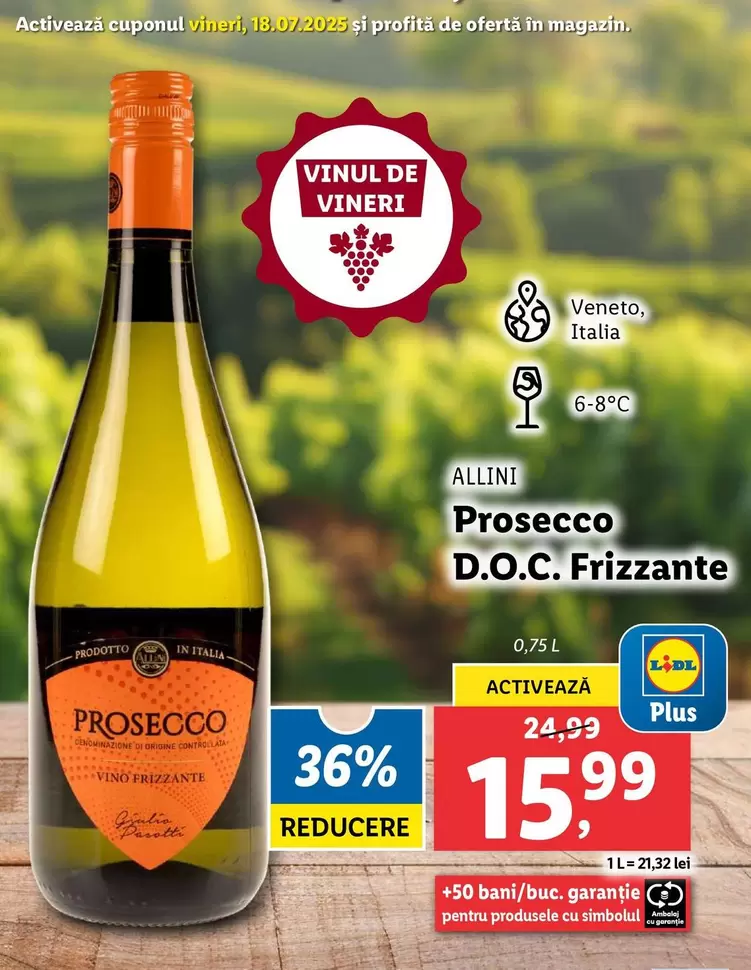 Prosecco D.O.C. Frizzante