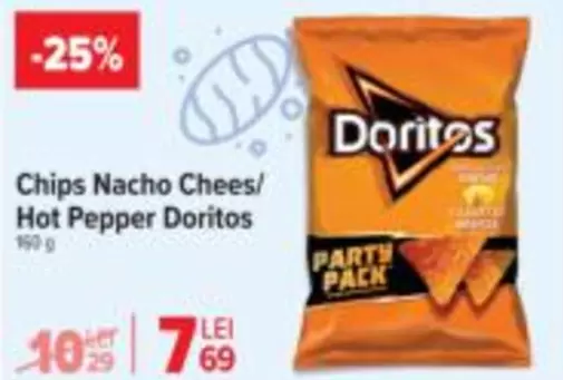 Doritos - Chips Nacho Chees/ Hot Pepper