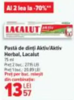 Pastă de dinți Aktiv/Aktiv Herbal