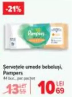 Pampers - Şerveţele umede bebeluși