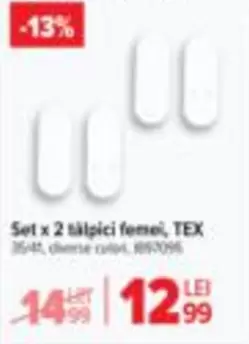 Set x 2 tälpici femei, TEX
