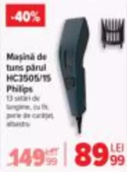 Philips - Mașină de tuns părul HC3505/15