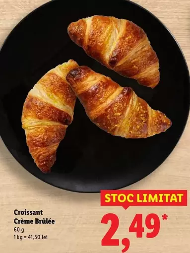 Croissant Crème Brûlée