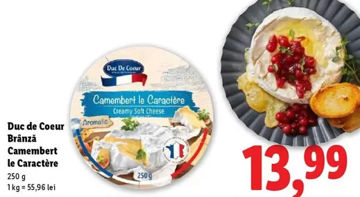 Brânză Camembert le Caractère