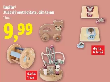 Jucării motricitate, din lemn