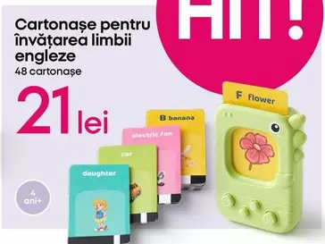 Cartonase pentru invatarea limbii engleze