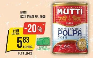 Mutti - ROŞII TĂIATE FIN