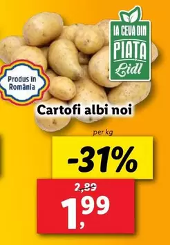 Cartofi albi noi