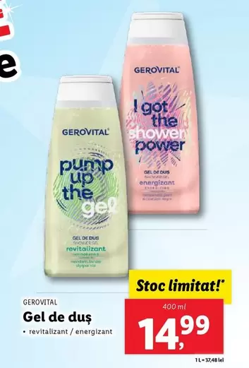 Gerovital - Gel de duş