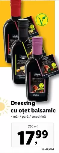 Dressing cu oțet balsamic