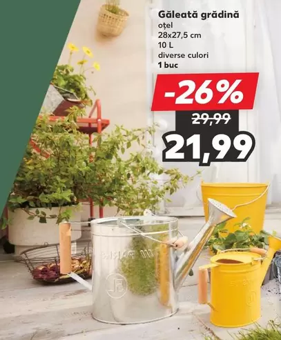 Găleată grădină