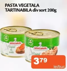 PASTA VEGETALA TARTINABILA