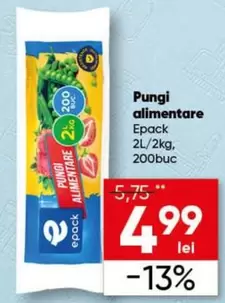 Pungi alimentare
