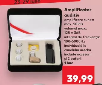 Amplificator auditiv