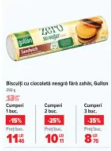Biscuiți cu ciocolată neagră fără zahăr