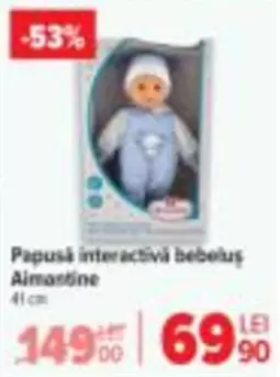 Păpușă interactivă bebeluș