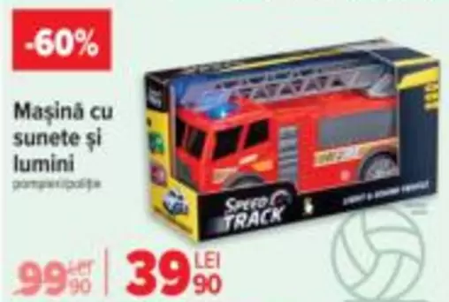 Mașină cu sunete și lumini