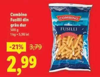 Fusilli din grâu dur
