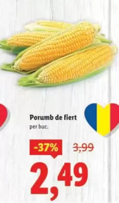 Porumb de fiert