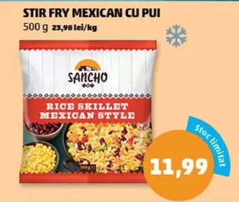STIR FRY MEXICAN CU PUI