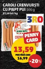 CRENVURSTI CU PIEPT PUI