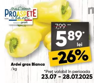 Ardei gras Bianca