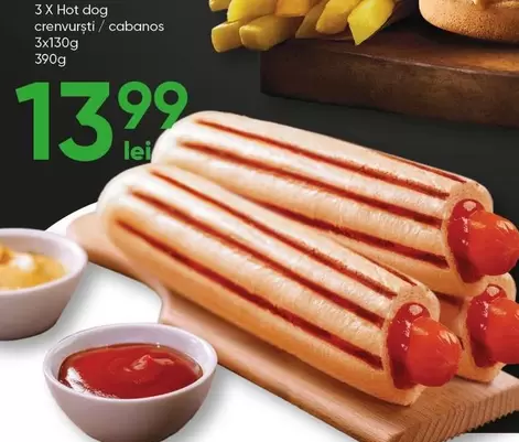 Hot dog crenvursti / cabanos