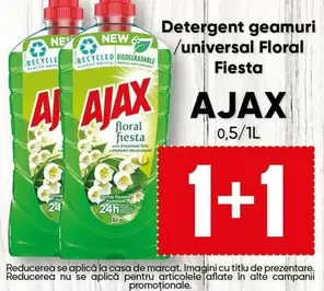 Ajax - Detergent geamuri /universal Floral Fiesta