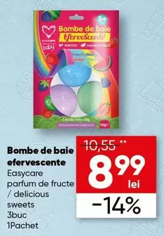 Bombe de baie efervescente