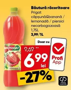 căpşună&banană / lemonadă/piersici necarbogazoasă