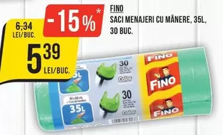 SACI MENAJERI CU MÂNERE, 35L